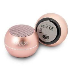 Mini boxa portabila wireless Bluetooth Guess GUWSALGEP, roz