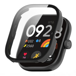 [Pachet 360°] Husa + folie Xiaomi Redmi Watch 4 Techsuit Defense, negru