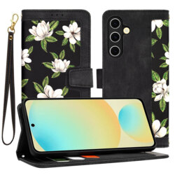 Husa personalizata fete Samsung Galaxy S24 FE Techsuit FlipCraft, negru