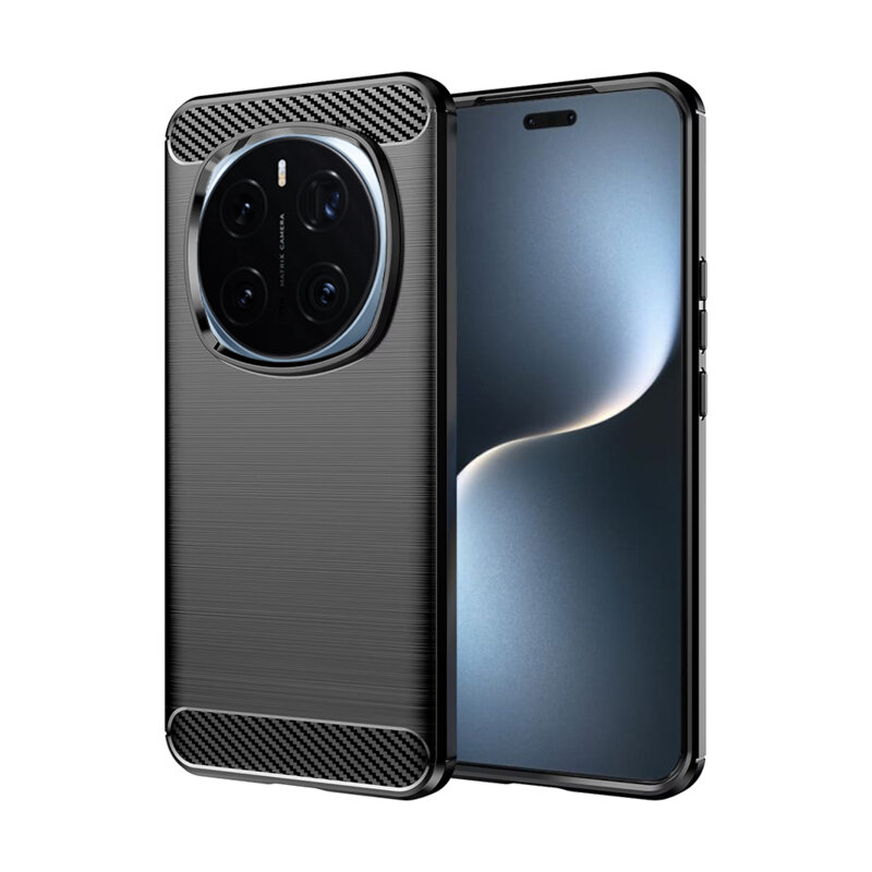 Husa Honor Magic7 Pro Techsuit Carbon Silicone, negru