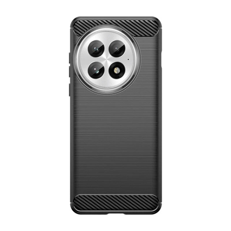 Husa OnePlus 13 Techsuit Carbon Silicone, negru