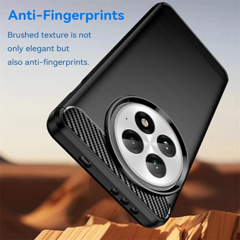 Husa OnePlus 13 Techsuit Carbon Silicone, negru