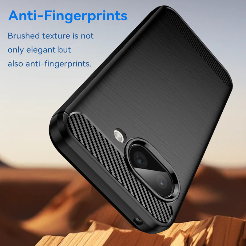 Husa Google Pixel 9a Techsuit Carbon Silicone, negru