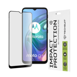 Folie sticla Motorola Moto G10 Techsuit 111D Full Glue Full Cover, negru