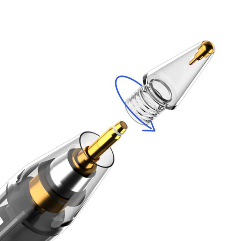 Creion iPad premium cu incarcare magnetica Techsuit, transparent