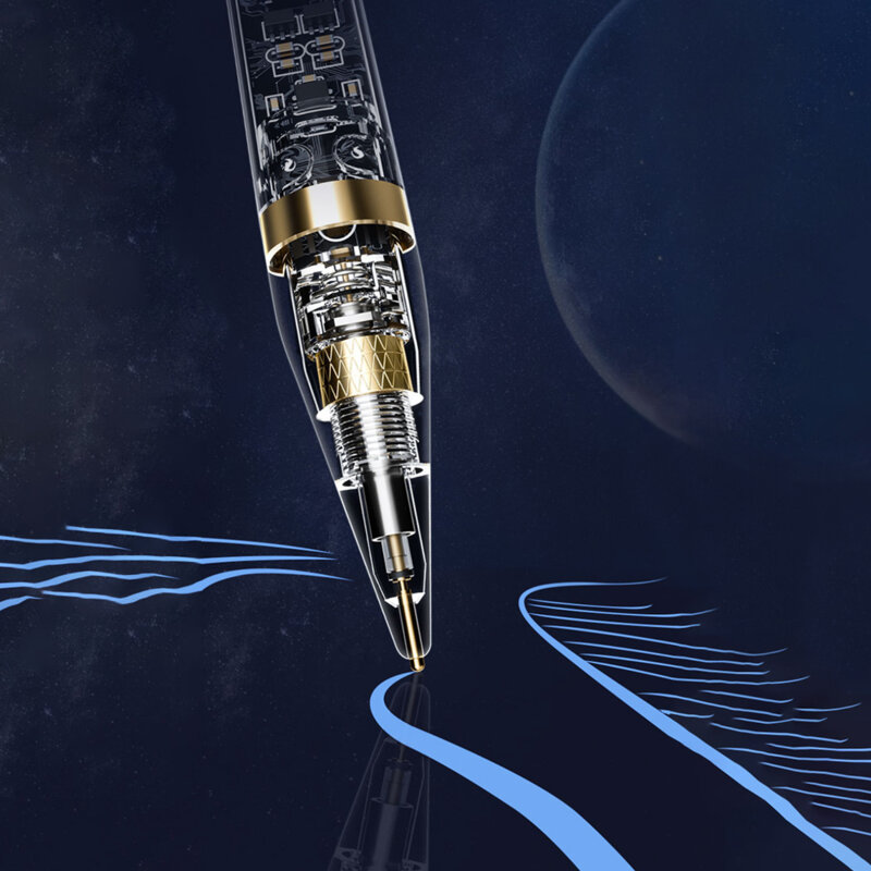 Creion iPad premium cu incarcare magnetica Techsuit, transparent