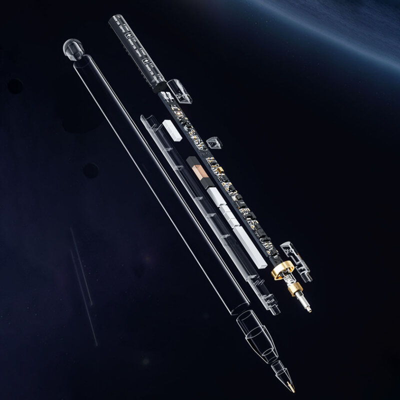 Creion iPad premium cu incarcare magnetica Techsuit, transparent