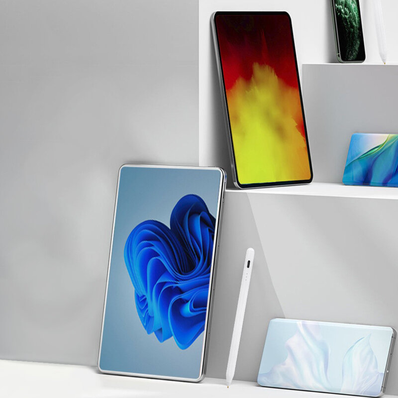 Stylus pen activ, universal Android, iOS Techsuit S3, albastru