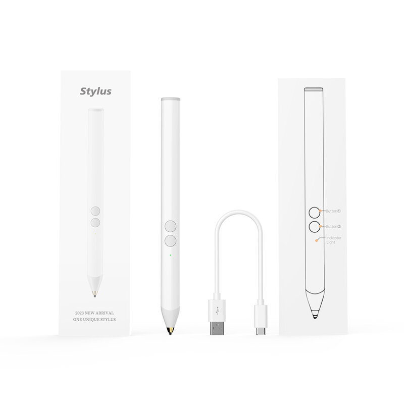 Stylus pen universal pentru telefon, tableta Techsuit UA20, alb