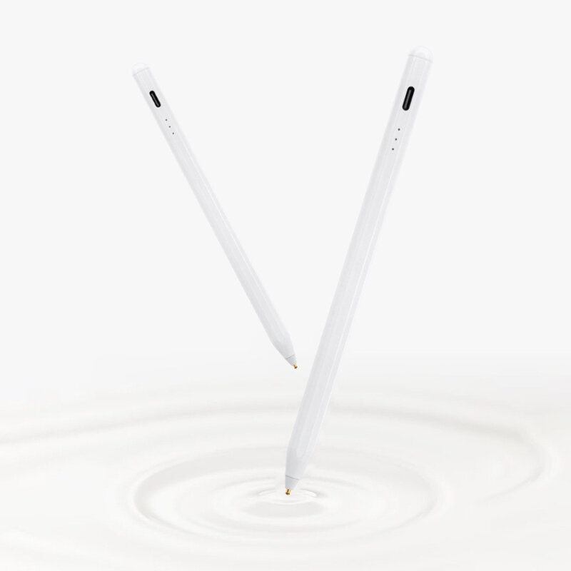 Stylus pen activ, universal Android, iOS Techsuit S3, alb