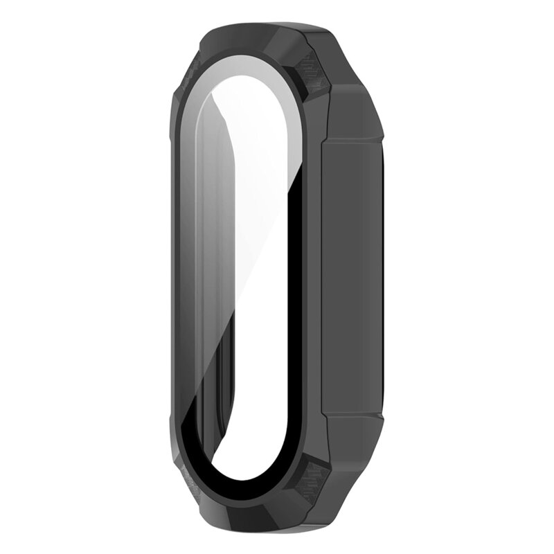 [Pachet 360°] Husa + folie Xiaomi Smart Band 7 Techsuit Defense, negru