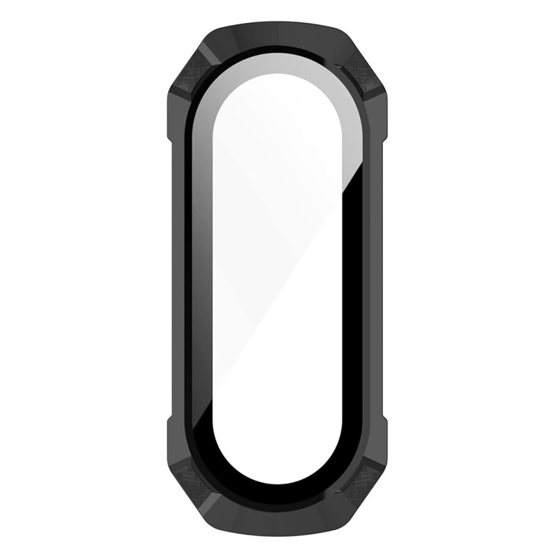 [Pachet 360°] Husa + folie Xiaomi Smart Band 7 NFC Techsuit Defense, negru