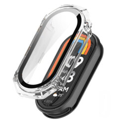 [Pachet 360°] Husa + folie Xiaomi Mi Band 8 NFC Techsuit Defense, transparenta