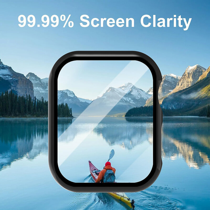 [Pachet 360°] Husa + folie Xiaomi Mi Band 8 NFC Techsuit Defense, transparenta