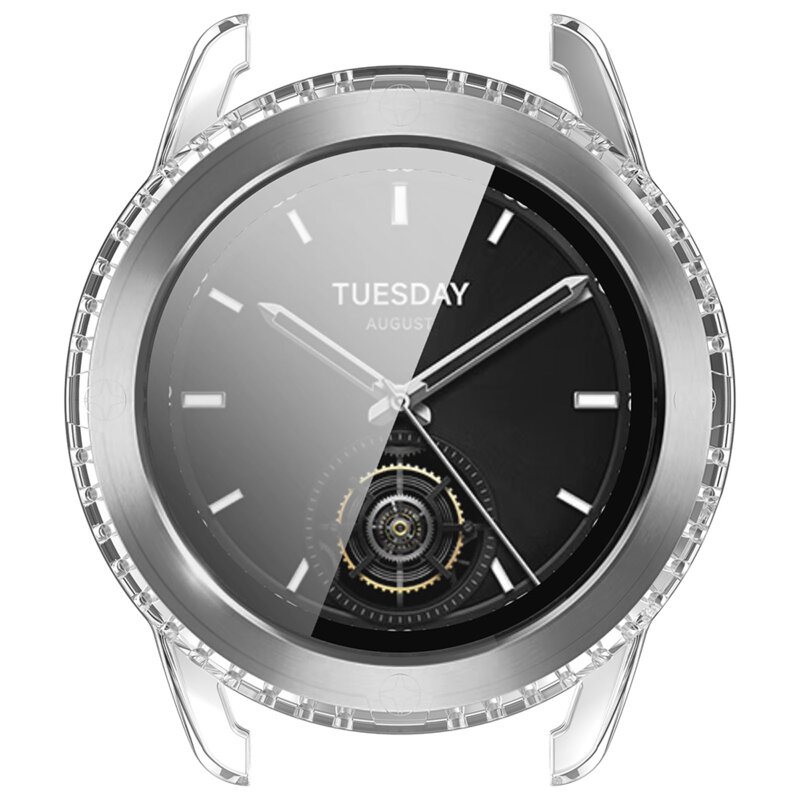 [Pachet 360°] Husa + folie Xiaomi Watch S3 Techsuit Defense, transparenta