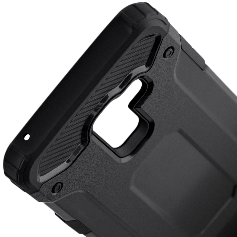 Husa Samsung Galaxy A8 Plus 2018 A730 Techsuit Hybrid Armor, negru