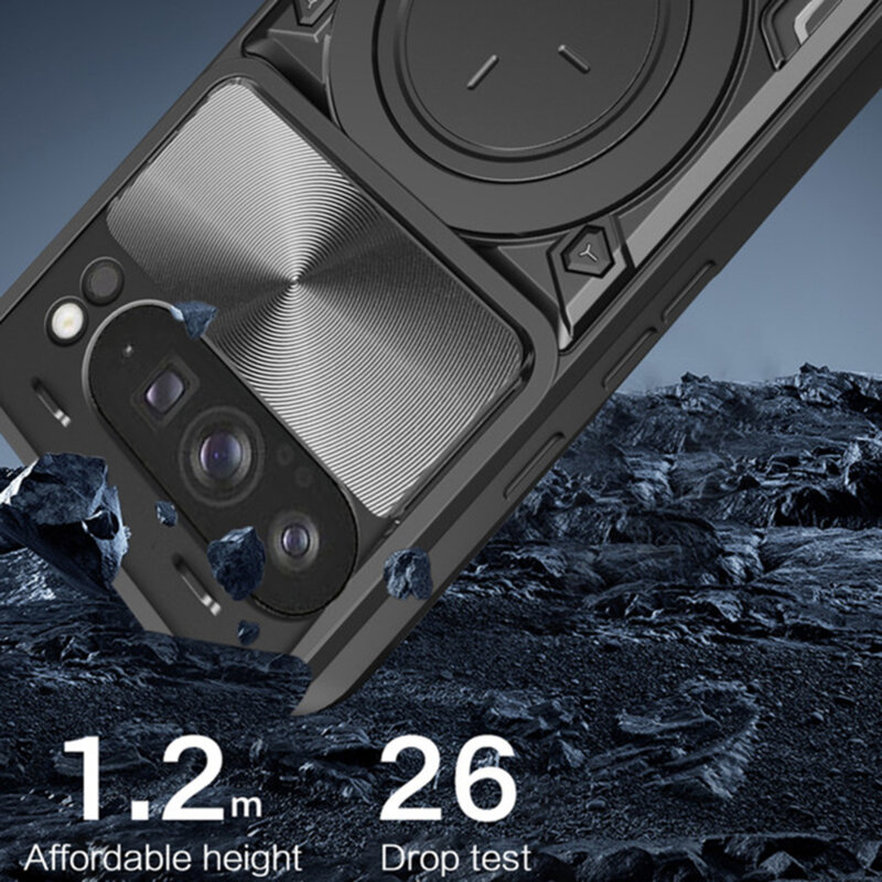 Husa Motorola Moto G75 Techsuit CamGuard Pro, mov