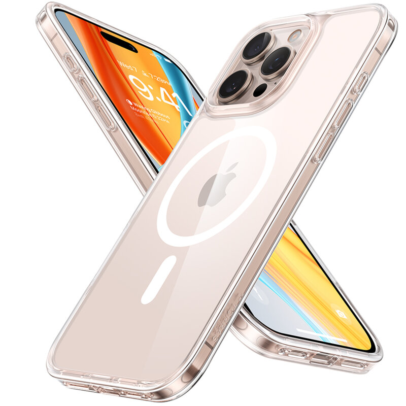 Husa iPhone 16 Pro Max Torras Diamond MagSafe Series, transparenta
