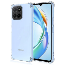 Husa Honor X5b Techsuit Shockproof Clear Silicone, transparenta