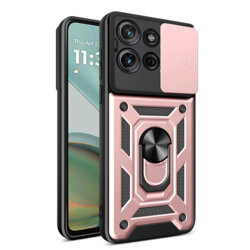 Husa Motorola Moto G75 protectie camera Techsuit CamShield Series, roz