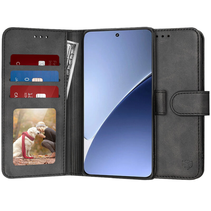 Husa 360 Xiaomi 15 Pro Techsuit Diary Book, negru