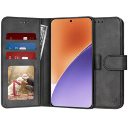 Husa 360 Xiaomi 15 Techsuit Diary Book, negru