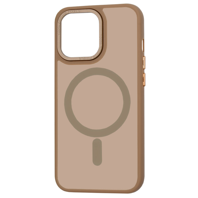 Husa iPhone 13 Pro Techsuit HaloFrost MagSafe Series, maro