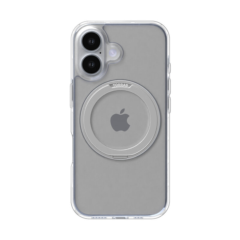 Husa iPhone 16 Torras Ostand Pro MagSafe Series, transparenta