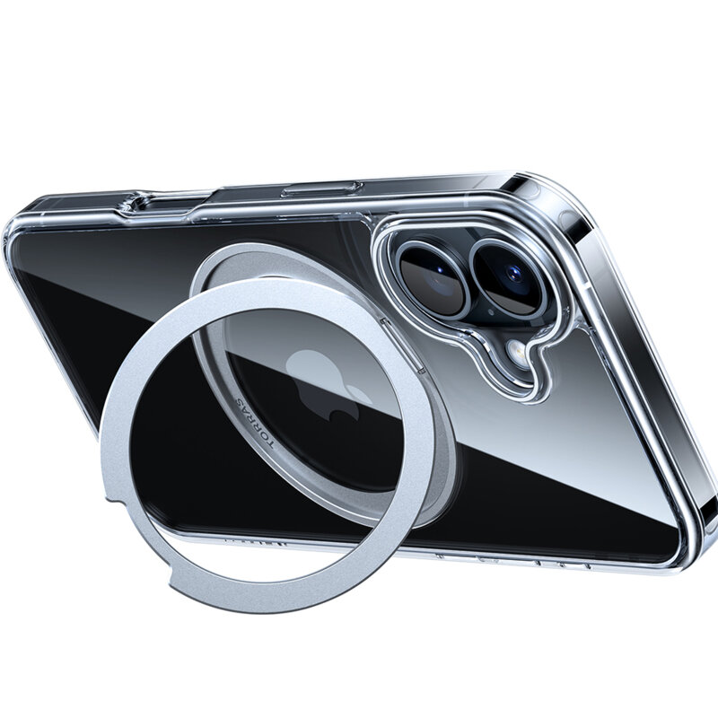 Husa iPhone 16 Torras Ostand Pro Series, transparenta