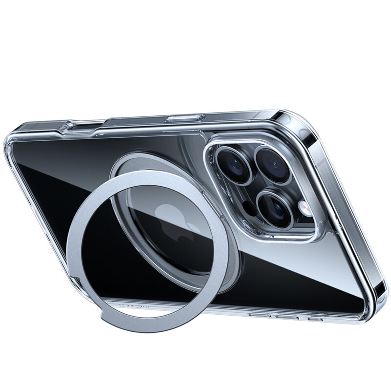 Husa iPhone 16 Pro Torras Ostand Pro MagSafe Series, transparenta