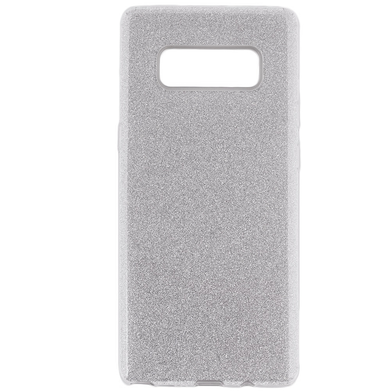 Husa Samsung Galaxy Note 8 Color TPU Sclipici - Argintiu