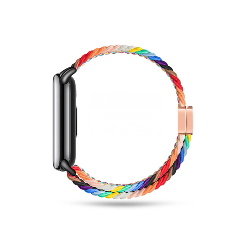 Curea Xiaomi Mi Band 8 NFC Techsuit, roz pudra, W032