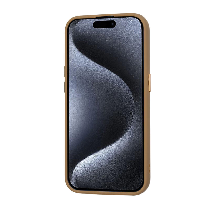 Husa iPhone 15 Pro Techsuit HaloFrost MagSafe Series, maro