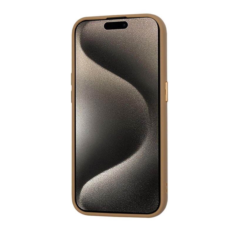 Husa iPhone 15 Pro Max Techsuit HaloFrost MagSafe Series, maro