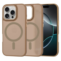 Husa iPhone 16 Pro Techsuit HaloFrost MagSafe Series, maro