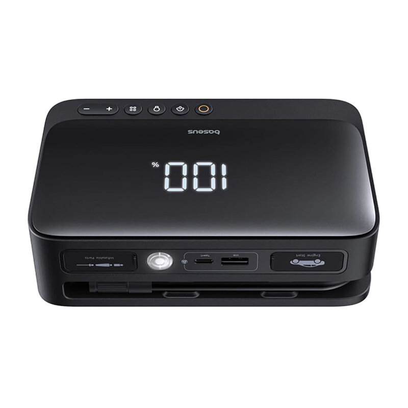 Starter pentru masina, baterie externa, compresor Baseus, BS-CH013