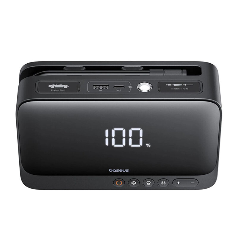 Starter pentru masina, baterie externa, compresor Baseus, BS-CH013