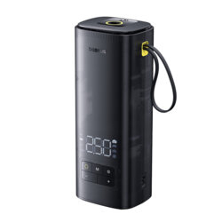 Mini compresor auto portabil display digital Baseus, negru
