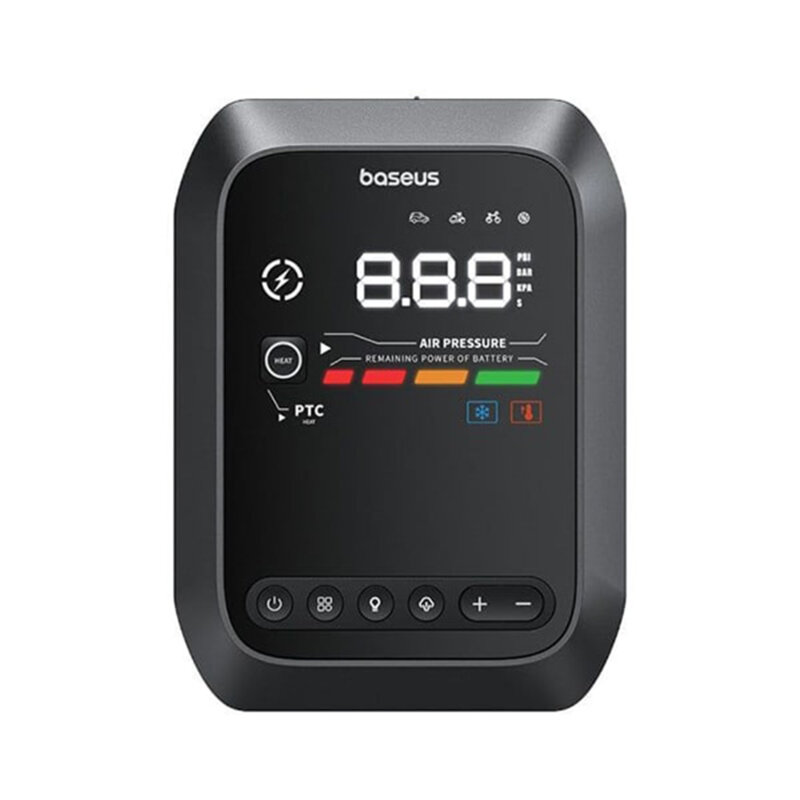 Starter pentru masina, baterie externa, compresor Baseus, 1200A