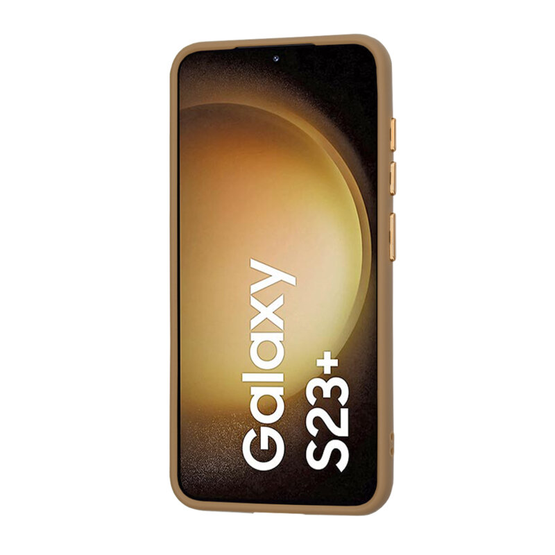 Husa Samsung Galaxy S23 Plus Techsuit HaloFrost MagSafe Series, maro