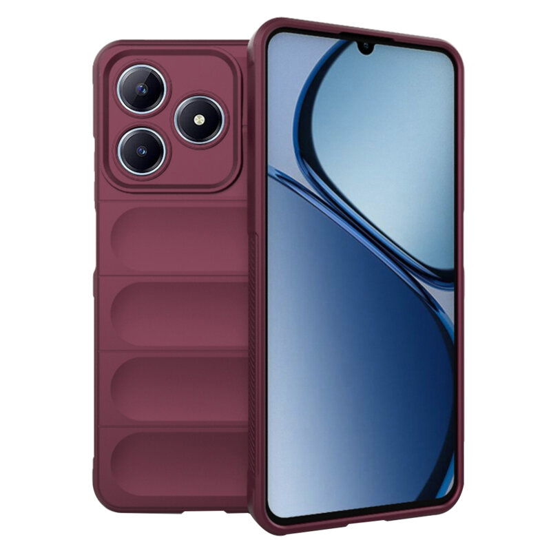 Husa Realme C63 Techsuit Magic Shield, bordo