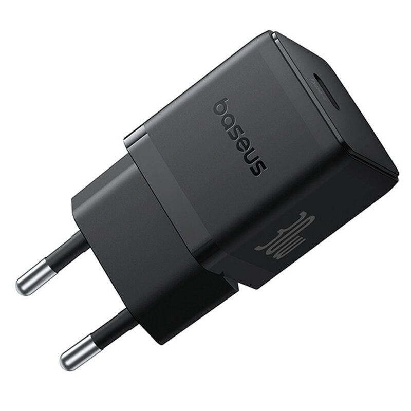Incarcator Type-C Fast Charge Baseus Palm, negru P10111605113-00