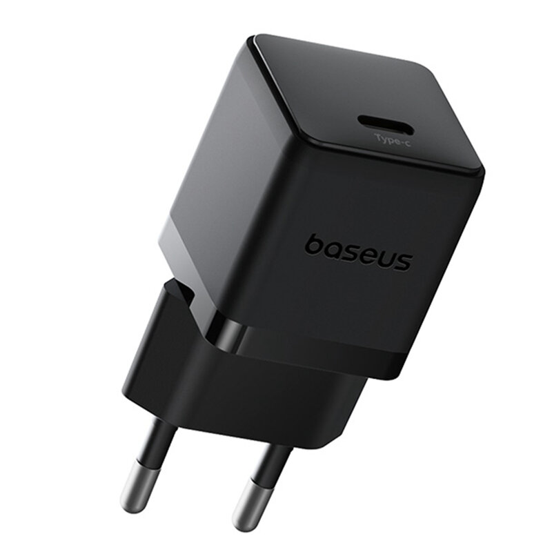 Incarcator Type-C Fast Charge Baseus Palm, negru P10111605113-00