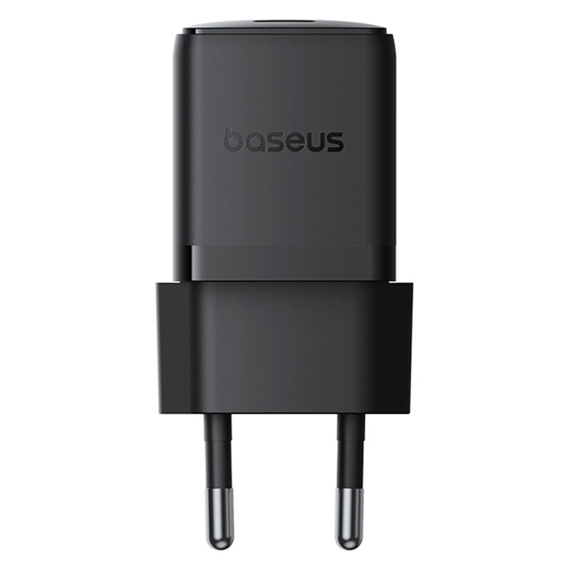 Incarcator Type-C Fast Charge + cablu Type-C Baseus Palm, negru P10111605113-01