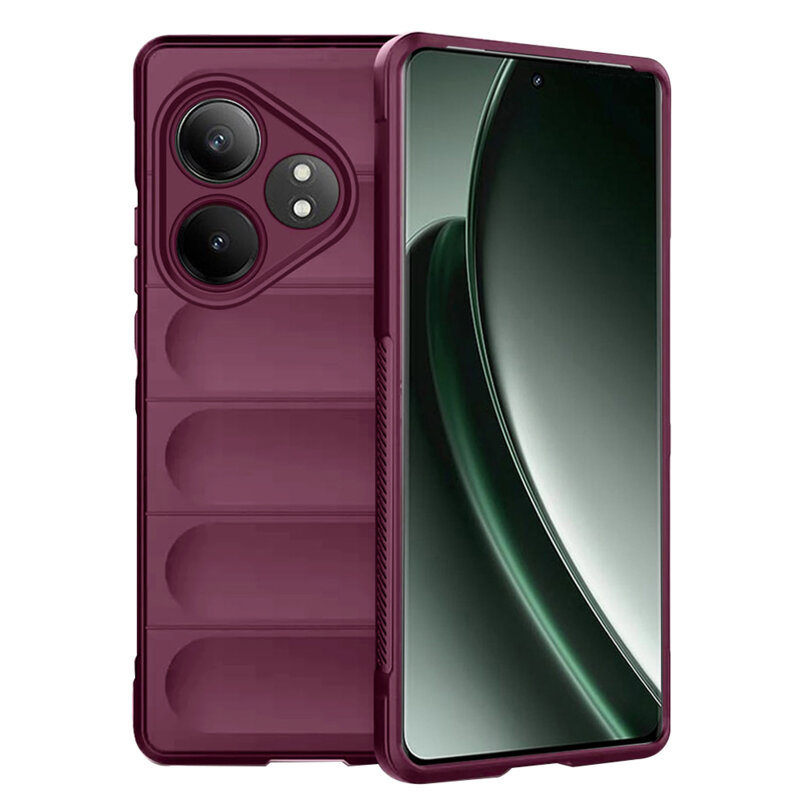 Husa Realme GT 6T Techsuit Magic Shield, bordo