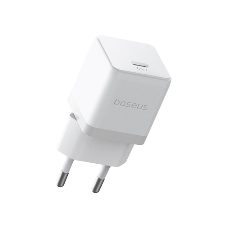 Incarcator Type-C Fast Charge + cablu Type-C Baseus Palm, alb P10111605213-01