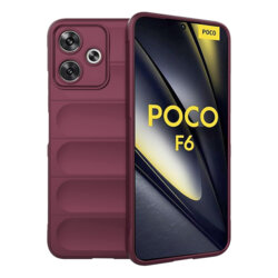Husa Xiaomi Poco F6 Techsuit Magic Shield, bordo