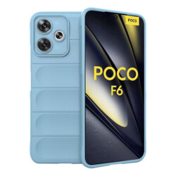 Husa Xiaomi Poco F6 Techsuit Magic Shield, bleu