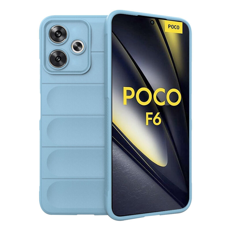 Husa Xiaomi Poco F6 Techsuit Magic Shield, bleu