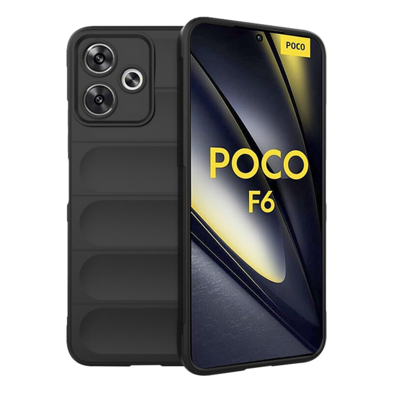 Husa Xiaomi Poco F6 Techsuit Magic Shield, negru